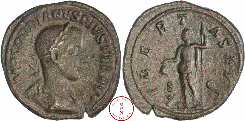 Gordien III (238-244), Sesterce, 241-243, Rome, Av. IMP GORDIANVS PIVS FEL AVG, ...