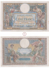 Troisième République (1870-1940), Banque de France, 100 Francs, Luc Olivier Merson avec LOM, Type 1906, B.6=1=1908.B., Y.8 n°788, TB+, Fayette 22.01, ...