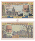 Quatrième République (1946-1958), Banque de France, 500 Francs, Victor Hugo, Type 1953, T.6-1-1955.T., M.69 n°26635, SUP+, Fayette 35.04, Beau billet ...