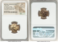 BRITAIN. Trinovantes. Ca. 80-50 BC. AV stater (18mm, 6.30 gm, 5h). NGC AU 3/5 - 3/5, marks, brushed. Uninscribed coinage, Waldingfield type, ca. 65-60...