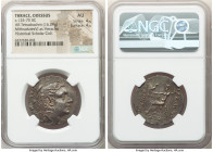 THRACE. Odessus. Ca. 125-70 BC. AR tetradrachm (28mm, 16.29 gm, 1h). NGC AU 4/5 - 4/5. Late posthumous issue in the name and types of Alexander III of...