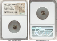 IONIA. Uncertain mint. Ca. 625-550 BC. EL sixth-stater or hecte (9mm, 2.33 gm). NGC XF 5/5 - 5/5. Lydo-Milesian standard. Geometric figure resembling ...