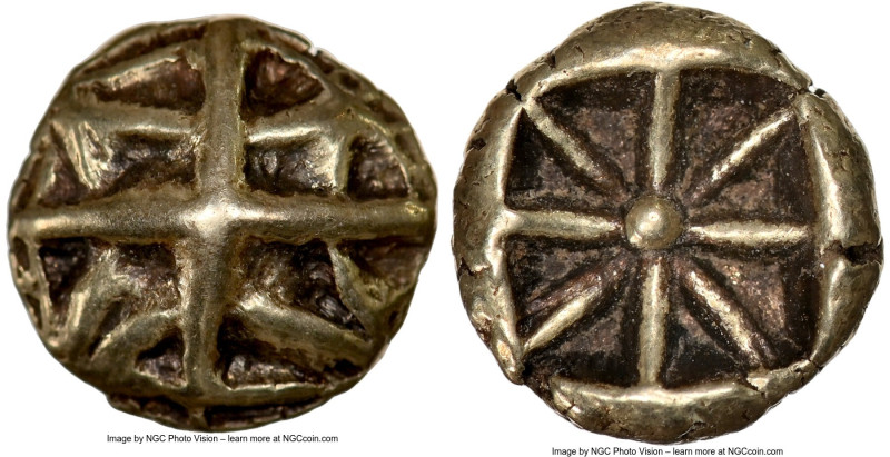 IONIA. Uncertain mint. Ca. 625-550 BC. EL 1/12 stater or hemihecte (8mm, 1.14 gm...