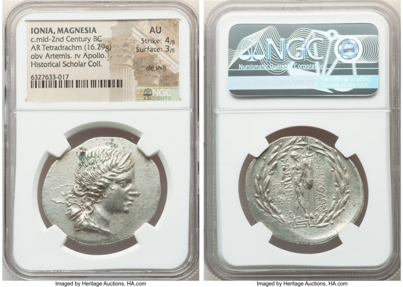 IONIA. Magnesia ad Meandrum. Ca. mid-2nd century BC. AR tetradrachm (36mm, 16.29...