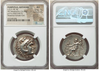 PAMPHYLIA. Aspendus. Ca. 212-181 BC. AR tetradrachm (31mm, 16.90 gm, 12h). NGC AU 5/5 - 4/5. In the name and types of Alexander III the Great of Maced...
