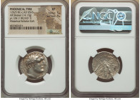 PHOENICIA. Tyre. Ca. 126/5 BC-AD 65/6. AR shekel (25mm, 14.17 gm, 1h). NGC XF 5/5 - 4/5. Millennium issue, dated Civic Year 126 (1 BC/AD 1). Laureate ...
