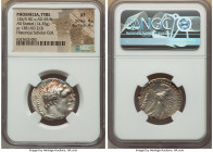 PHOENICIA. Tyre. Ca. 126/5 BC-AD 65/6. AR shekel (25mm, 14.35 gm, 1h). NGC XF 4/5 - 4/5. Dated Civic Year 128 (AD 2/3). Laureate bust of Melqart right...