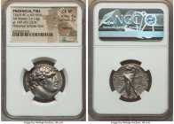 PHOENICIA. Tyre. Ca. 126/5 BC-AD 65/6. AR shekel (25mm, 14.14 gm, 12h). NGC Choice VF 4/5 - 3/5, brushed. Dated Civic Year 149 (AD 23/4). Laureate bus...