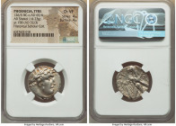 PHOENICIA. Tyre. Ca. 126/5 BC-AD 65/6. AR shekel (23mm, 14.23 gm, 11h). NGC Choice VF 4/5 - 4/5. Dated Civic Year 158 (AD 32/3). Laureate bust of Melq...