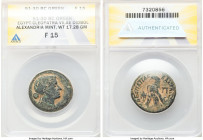 PTOLEMAIC EGYPT. Cleopatra VII Philopater (51-30 BC). AE 80 drachmae (27mm, 17.28 gm, 12h). ANACS Fine 15. Alexandria, ca. 50-40 BC. Diademed, draped ...