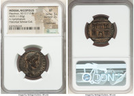 MOESIA INFERIOR. Nicopolis ad Istrum. Macrinus (AD 217-218). AE (25mm, 11.02 gm, 6h). NGC XF 5/5 - 3/5, repatinated. Agrippa, magistrate. ΑΥ Κ ΟΠΠΕΛ C...