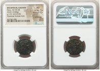 DECAPOLIS. Gadara. Nero (AD 54-68). AE (22mm, 10.80 gm, 12h). NGC AU 5/5 - 2/5, smoothing. Dated Year 131 (AD 67/8). ΝΕΡΩΝ ΚΑΙ-ΣΑΡ, laureate head of N...