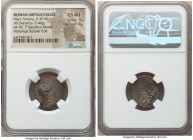 Marc Antony, as Consul (43-30 BC), with P. Sepullius Macer, as moneyer. AR denarius (20mm, 3.46 gm, 10h). NGC Choice AU 3/5 - 4/5. Rome, May-April 44 ...