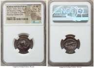 C. Numonius Vaala (43 or 41 BC). AR denarius (21mm, 3.86 gm, 10h). NGC Choice XF 3/5 - 4/5. Rome. C. NVMONIVS VAALA, bare head of Numonius Vaala (or J...