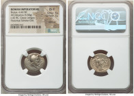 Q. Servilius Caepio (M. Junius) Brutus, as Imperator and Assassin of Caesar (44-42 BC), with P. Servilius Casca Longus, as moneyer. AR denarius (19mm,...