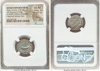Marc Antony, as Imperator and Triumvir (43-30 BC). AR denarius (19mm, 3.75 gm, 7h). NGC Choice AU 4/5 - 2/5, marks. Legionary issue, mint moving with ...