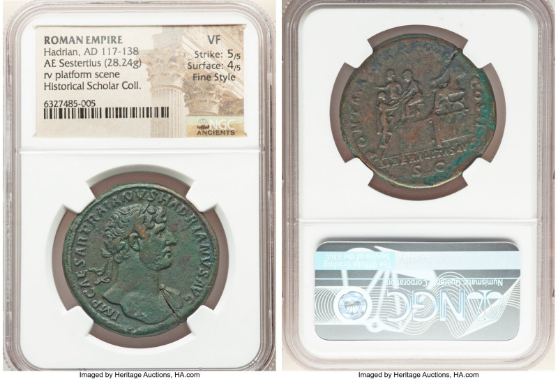 Biddr - Heritage Auctions, Auction 61288, Lot 95268. Hadrian (AD 117 ...