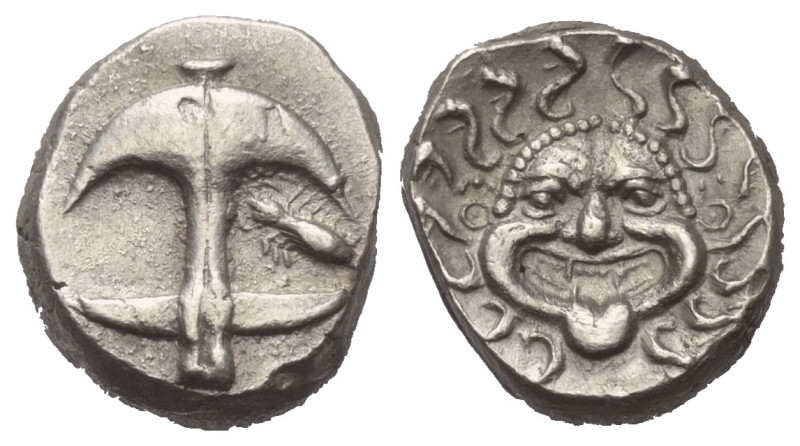 Thrakien. Apollonia Pontika.

 Drachme (Silber). Ca. 4. Jhdt. v. Chr.
Vs: Ank...