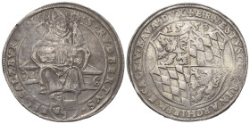 Neufürsten. Salzburg. Ernst von Bayern (1540 - 1554).

 Taler (Silber). Ohne Jahr. Salzburg.
Vs: St. Rudbertus mit Mitra, Salzfass und Krummstab vo...