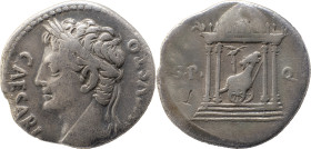 The Roman Empire
Octavian as Augustus, 27 BC – 14 AD
Denarius, Colonia Patricia (?) circa 18 BC, AR 3.45 g. CAESARI – AVGVSTO Laureate head l. Rev. Ca...