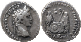 The Roman Empire
Octavian as Augustus, 27 BC – 14 AD
Denarius, Lugdunum circa 2 BC - 4 AD, AR 3,81 g. C AESAR AVGVSTVS – DIVI F PATER PATRIAE Laureate...