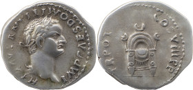 The Roman Empire
Domitian augustus, 81 – 96
Denarius 13 September-31 December 81, AR 3.36 g. IMP CAES DOMITIANVS AVG PONT Laureate head r. Rev. COS VI...