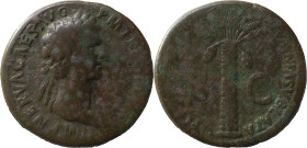 The Roman Empire
Nerva, 96 – 98
Sestertius 97, Æ 29.44 g. IMP NERVA CAES AVG P – M TR P II COS III P P Laureate head r. Rev. FISCI IVDAICI – CALVMNIA ...