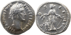 The Roman Empire
Antoninus Pius augustus, 138 – 161. Denarius 148-149, AR 3.24 g. ANTONINVS AVG – PIVS P P TR P XII Laureate head r. Rev. C – OS – III...