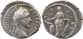 The Roman Empire
Antoninus Pius augustus, 138 – 161. Denarius circa 148-149, AR 3.00 g. ANTONINVS - AVG PIVS P P TR P XII Laureate head r., drapery on...