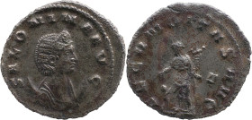 The Roman Empire
Salonina (wife of Gallienus) Silvered Ӕ Antoninianus, 3,26g. Rome, AD 254-268. SALONINA AVG, diademed and draped bust right, set on c...