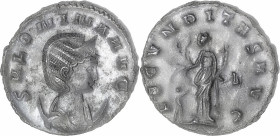 The Roman Empire
Salonina (wife of Gallienus) Antoninianus, 3,43g. Ӕ Rome, AD 254-268. SALONINA AVG, diademed and draped bust right, set on crescent. ...