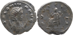 The Roman Empire
SALONINA (Augusta, 254-268). Antoninianus, 3,84g. Rome. Obv: SALONINA AVG. Draped bust right, wearing stephane and set upon crescent...