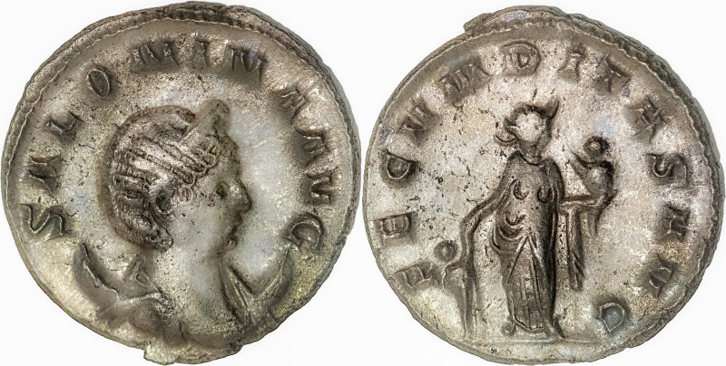 The Roman Empire
SALONINA (Augusta, 254-268). Antoninianus, 4,24g. Mediolanum O...