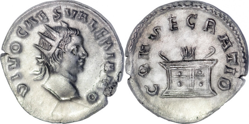 The Roman Empire
Divus Valerian II, died 258. AR Antoninianus Rome, 2,51g. 258....