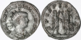The Roman Empire
Saloninus, as Caesar, AR Antoninianus, 3,70g. Samosata, AD 256. SALON VALERIANVS NOB CAES, radiate, draped and cuirassed bust to righ...