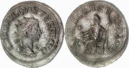 The Roman Empire
Quietus, usurper, 260-261. Antoninianus, 3,26g. Samosata. Obv: IMP C FVL QVIETVS P F AVG Radiate, draped and cuirassed bust right.
Re...