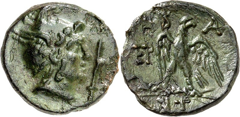 MAKEDONIEN. 
KÖNIGREICH. 
Perseus 178-168 v. Chr. AE-Tetrachalkon 20mm 5,00g. ...