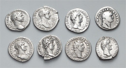 RÖMISCHES KAISERREICH. 
Allgemein: Silbermünzen:. 9 Denare: Vespasian, Domitian, Traian (4), Hadrian (2), Antoninus Pius. . 

meist ss