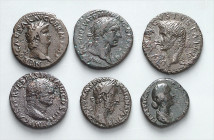 RÖMISCHES KAISERREICH. 
Allgemein:Bronzemünzen: AE-Asse. 14 AE-Asse: Augustus, Divus Augustus unter Tiberius, Agrippa mit Augustus aus Nemausus, Tibe...