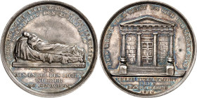 ALTDEUTSCHE LÄNDER und ADEL, 1806-1918. 
PREUSSEN Kgr.. 
Luise v. Mecklenburg-Strelitz, Königin von Preußen 1797-1810. Medaille 1810 (v. Loos) a. d....