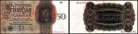 Reichsbank von 1924/1945. 
50 Reichsmark 11.10.1924 D, Serie E. Ros.&nbsp; 170a. . 

II-III