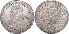 FERDINAND III (1637 - 1657)&nbsp;
1 Thaler, 1642, KB, 28,07g, Her 468, KB. Her 468&nbsp;

EF | EF