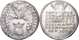 LEOPOLD I (1657 - 1705)&nbsp;
1 Thaler Coronation of Leopold I as Holy Roman Emperor in Frankfurt, 1658, 20,69g, 42 mm, Ag 900/1000, Nov IX E 4 a, 42...