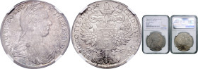 MARIA THERESA (1740 - 1780)&nbsp;
1 Thaler, 1780, Her 511, Her 511&nbsp;

about UNC | about UNC , NGC AU 58