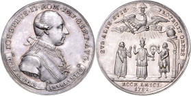 JOSEPH II (1765 - 1790)&nbsp;
Silver medal To commemorate Joseph II´s Edict of Tolerance and Religious Freedom, 1782, 25,98g, J. Reich, 44 mm, Ag 900...
