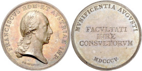 FRANCIS II / I (1792 - 1806 - 1835)&nbsp;
Silver medal, 1805, 13,11g, 32 mm, Ag 900/1000, J. N. Wirt, Ap 3834, 32 mm, Ag 900/1000, J. N. Wirt, Ap 383...
