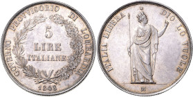 FERDINAND V / I (1835 - 1848)&nbsp;
5 Lire, 1848, 25g, Früh 1090, Früh 1090&nbsp;

about UNC | about UNC
