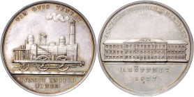 FERDINAND V / I (1835 - 1848)&nbsp;
Silver medal Opening of the Emperor Ferdinand Northern Railway, 1837, 26,25g, 42 mm, Ag 900/1000, Haus 68, 42 mm,...