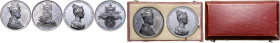 FERDINAND V / I (1835 - 1848)&nbsp;
Silver medal Coronation of the Imperial Couple in Prague in original box (2 medals), 1836, 47 mm, 56,66 g a 57,31...
