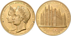FERDINAND V / I (1835 - 1848)&nbsp;
AE medal Coronation of Ferdinand I. as King of the Kingdom of Lombardy–Venetia in Milan, 1838, 38,76g, 43 mm, L. ...